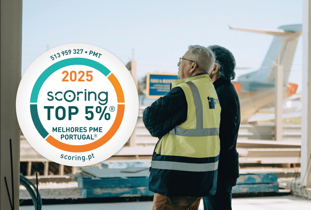 PMT entre as 5 % Melhores PME de Portugal com Certificação de Excelência da SCORING